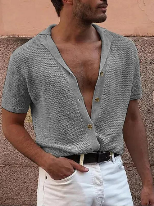 Incanto: Camicia a Maglia con Bottoni