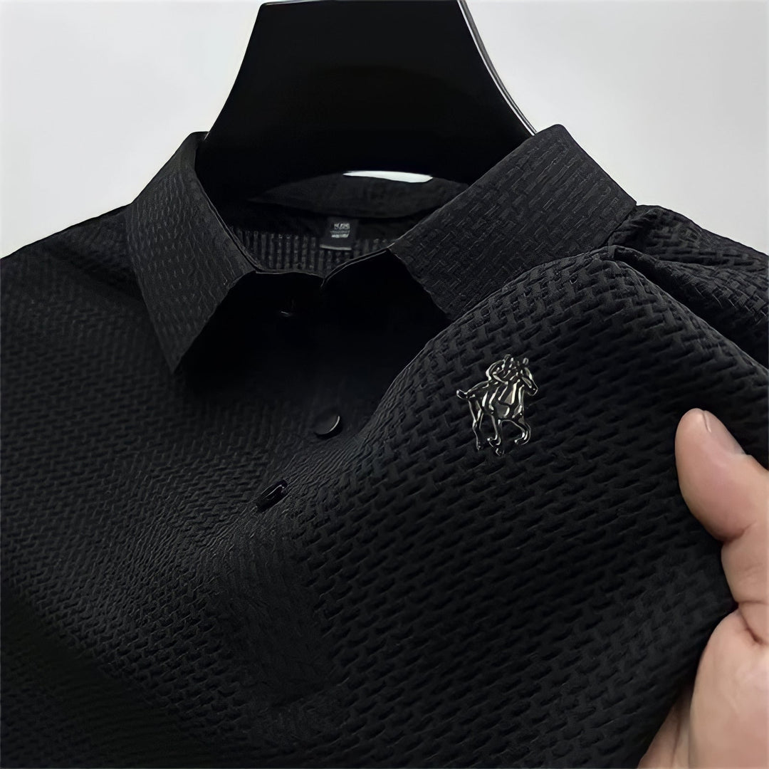 Prestigio: Polo slim fit testurizzata