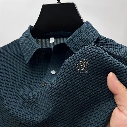 Prestigio: Polo slim fit testurizzata